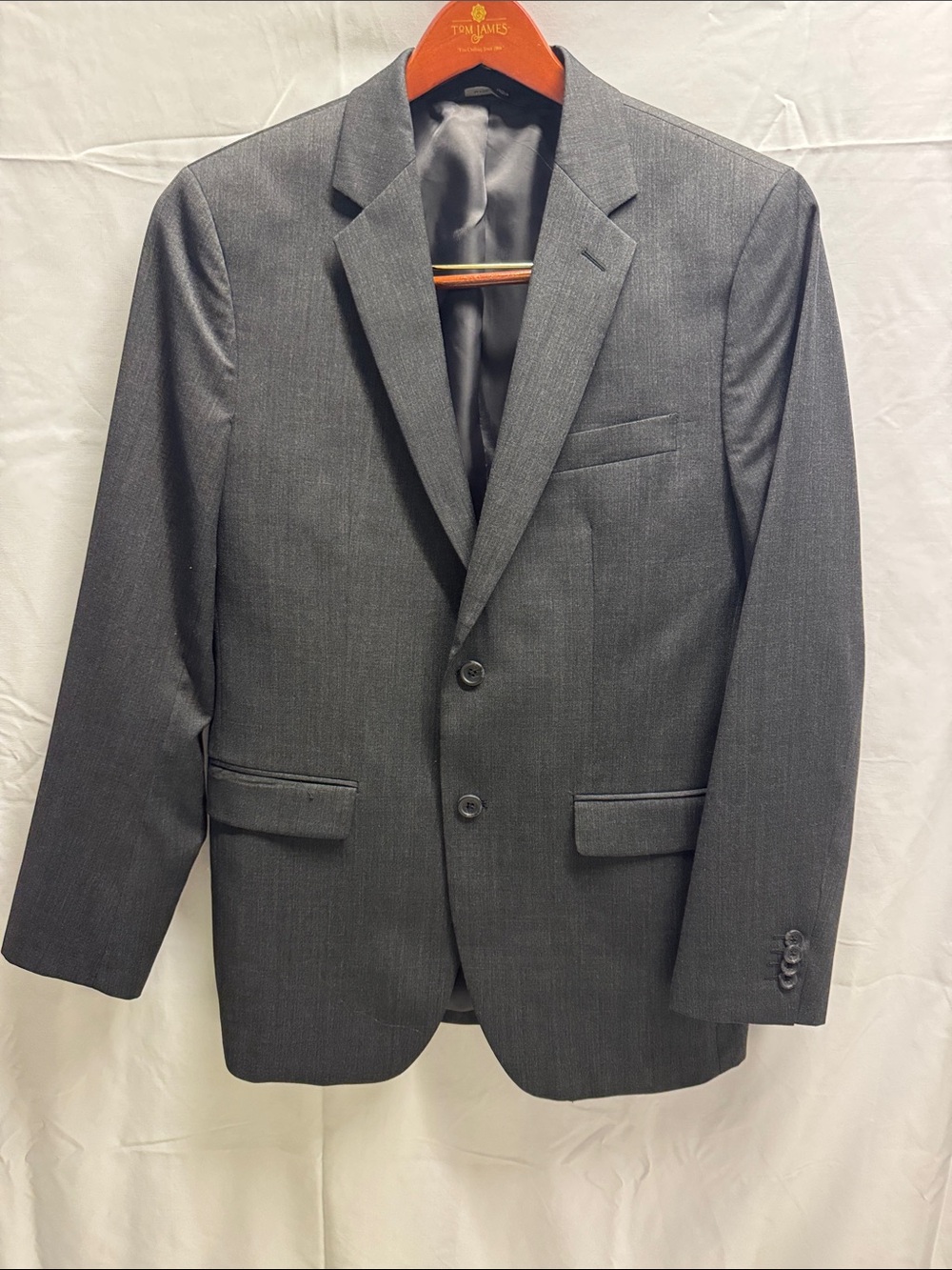 Banana Republic Tailored Slim Fit Men’s 40R Charcoal Gray Blazer